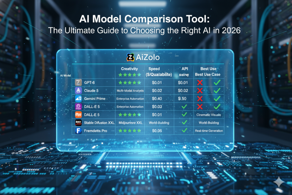 AI Model Comparison Tool: The Ultimate Guide to Choosing the Right AI in 2026 ai zolo