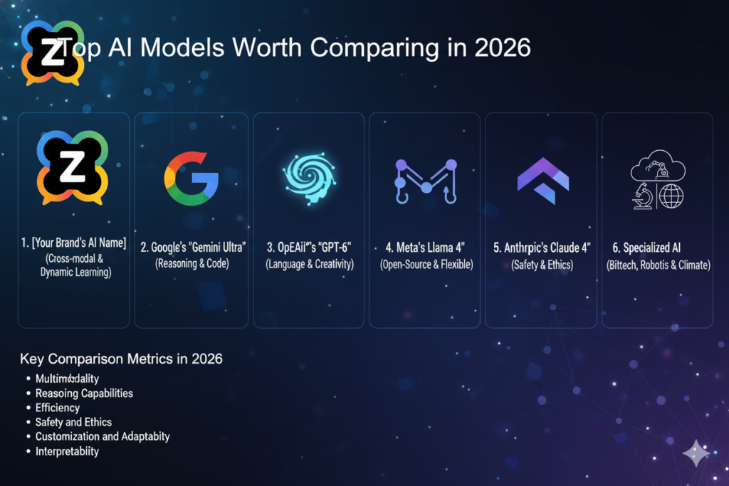 Top AI Models Worth Comparing in 2026 ai zolo