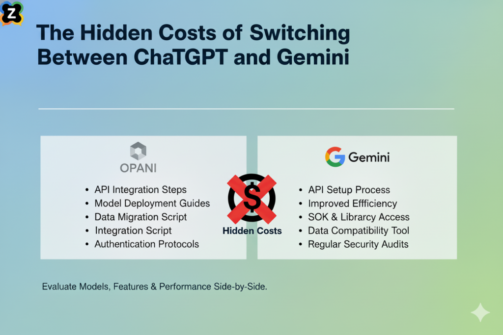 The Hidden Costs of Switching Between ChatGPT and Gemini