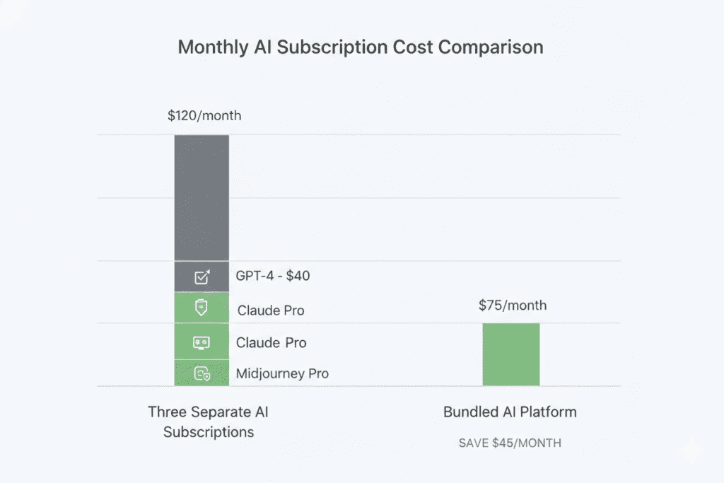 AI platform pricing comparison