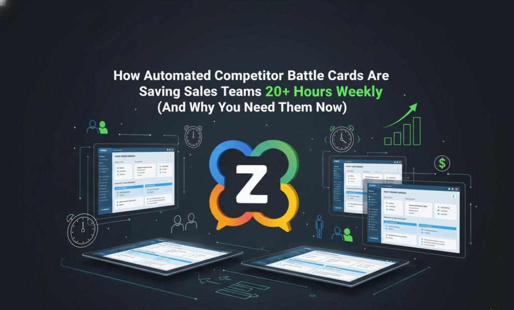 How Automated Competitor Battle Cards Are Saving Sales Teams 20+ Hours Weekly (And Why You Need Them Now)