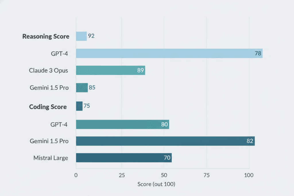 GPT vs Claude vs Gemini vs Grok benchmark comparison