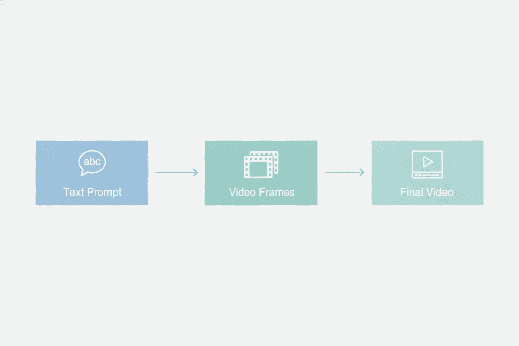 AI video generation workflow