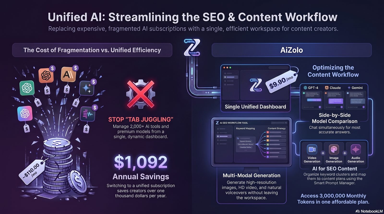 AI SEO workflow keyword clustering