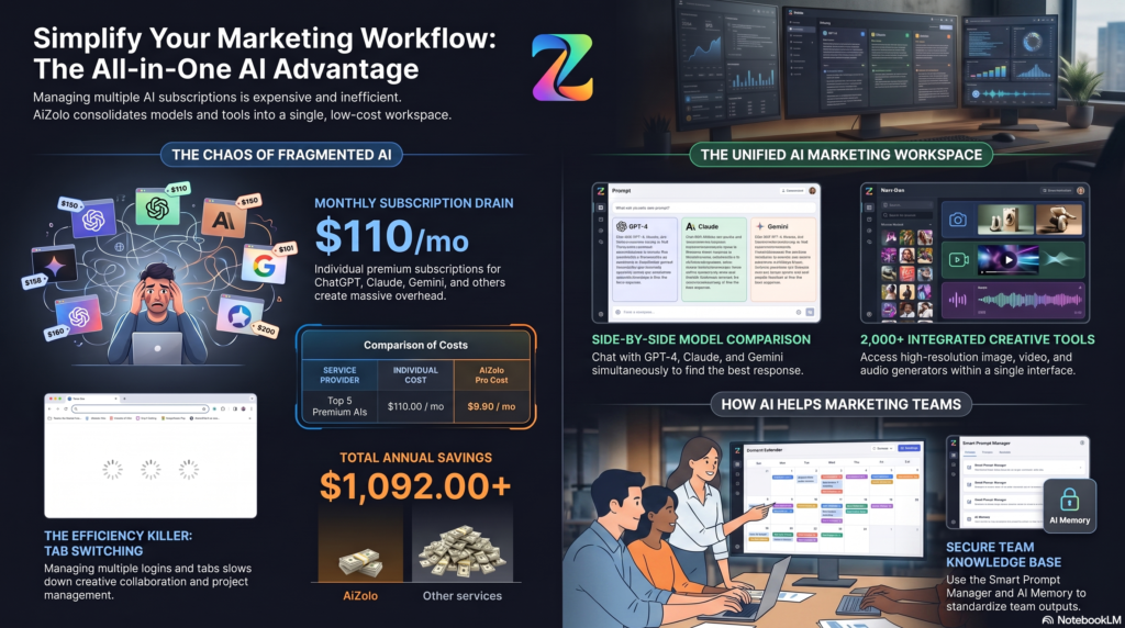AI content marketing workflow for teams