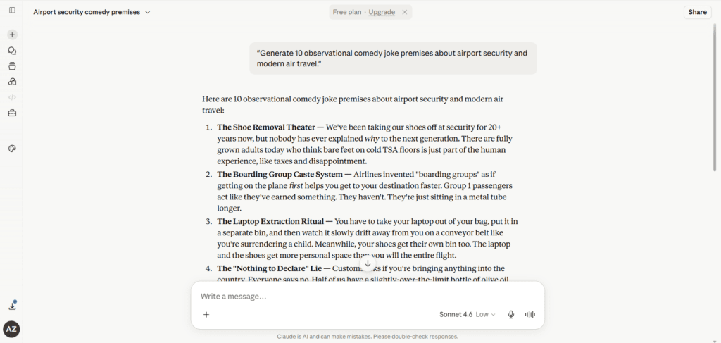 AI for Generating Stand Up Comedy and Dark Humor: The Comedian's Honest Guide (2026) 3 AI for generating Stand Up Comedy and Dark humor