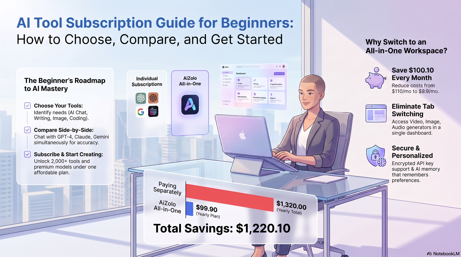 AI Tool Subscription Guide for Beginners: How to Choose, Compare, and Get Started 1 AI tool subscription guide for beginners