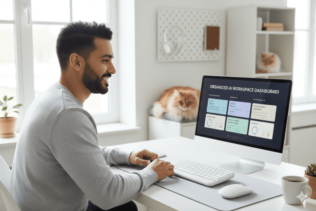 AI workspace platform for teams and freelancers