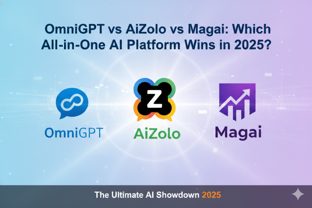 OmniGPT vs AiZolo vs Magai: Which All-in-One AI Platform Wins in 2025?