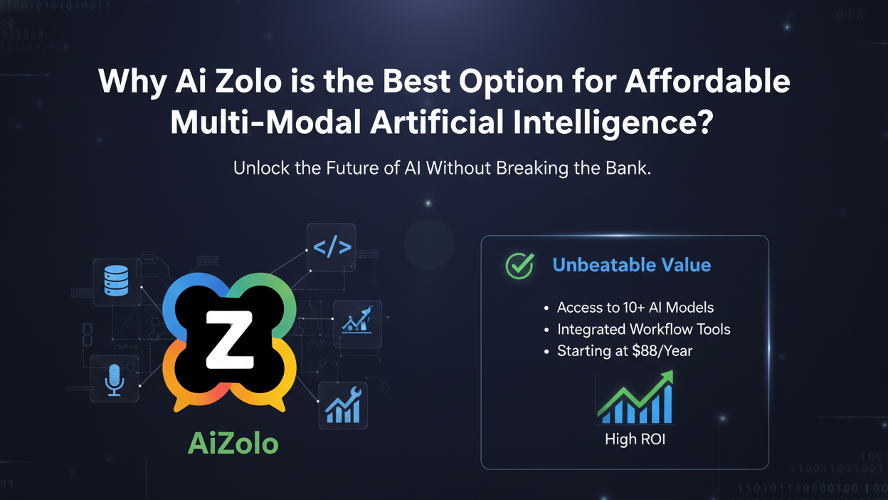 Why Ai Zolo is the Best Option for Affordable Multi-Modal Artificial Intelligence?