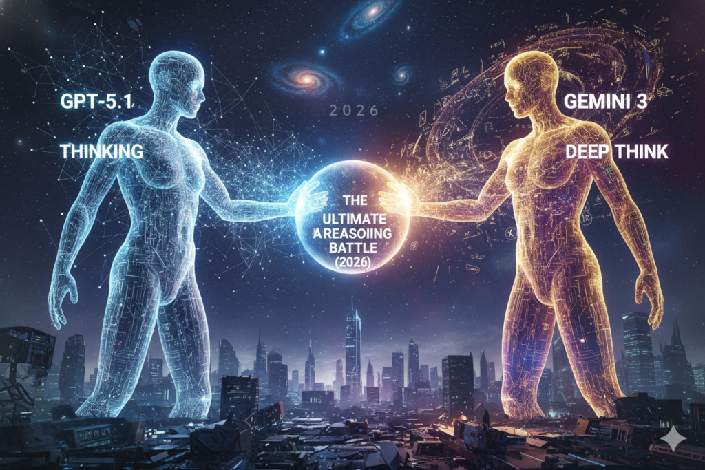 GPT-5.1 Thinking vs Gemini 3 Deep Think: The Ultimate AI Reasoning Battle (2026)