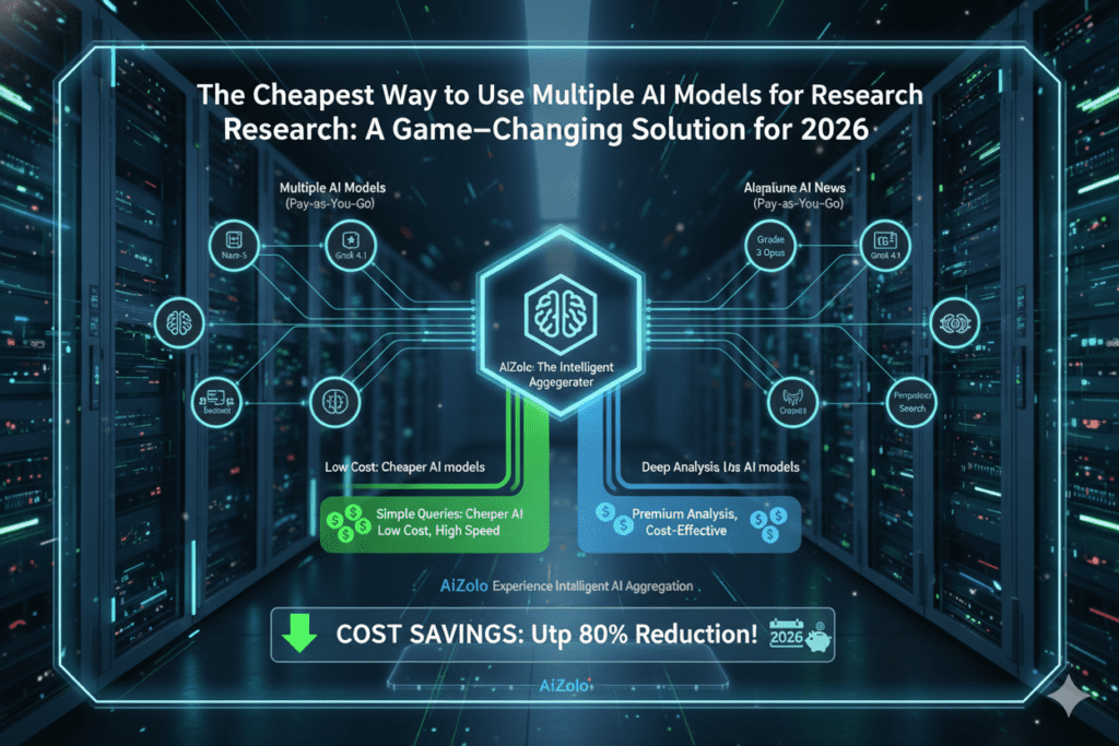 cheapest way to use multiple ai models for research