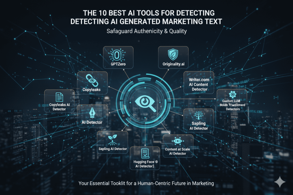 best ai tools for detecting ai generated marketing text