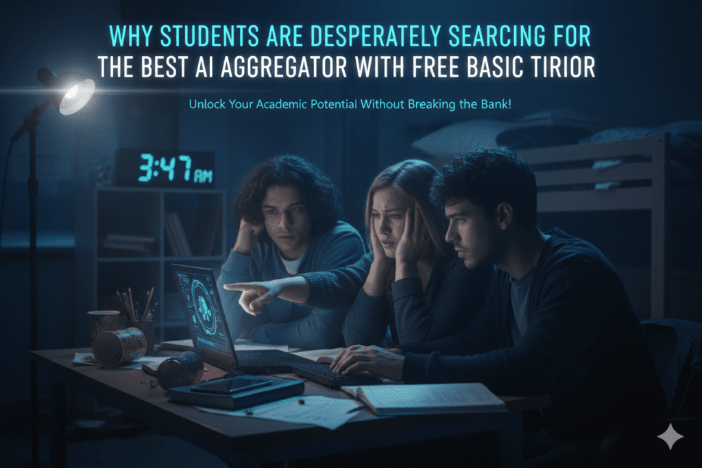 best ai aggregator for students with free basic tier