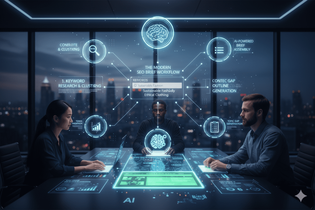 how to use ai for generating seo briefs from keywords