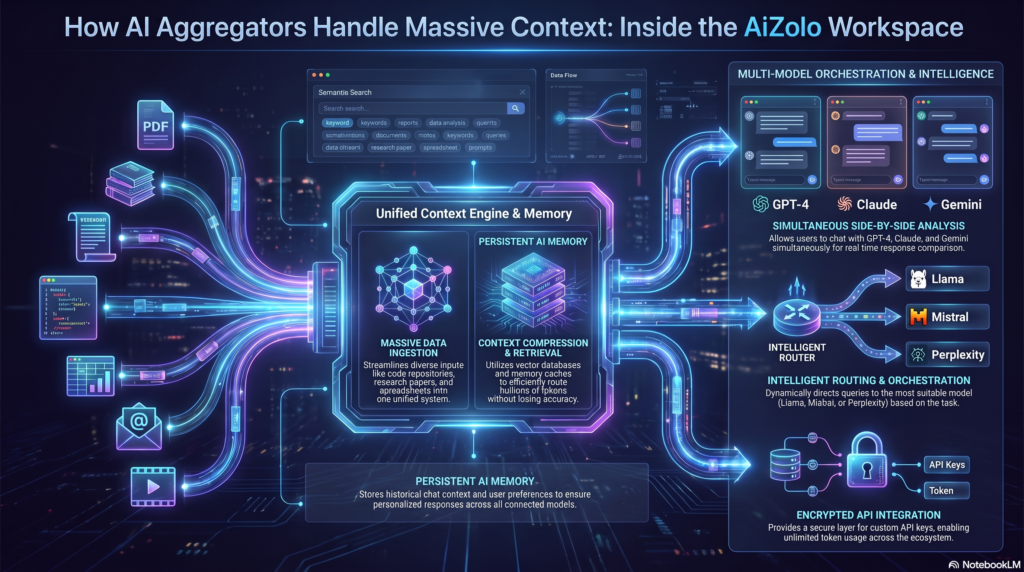 How AI Aggregators Handle Massive Context