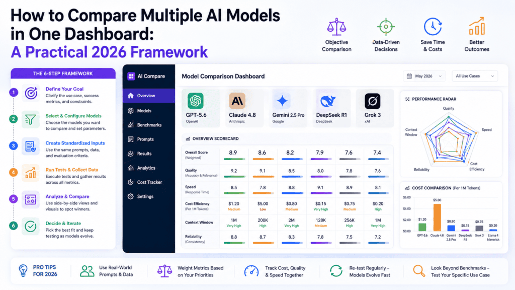 compare multiple AI models in one dashboard