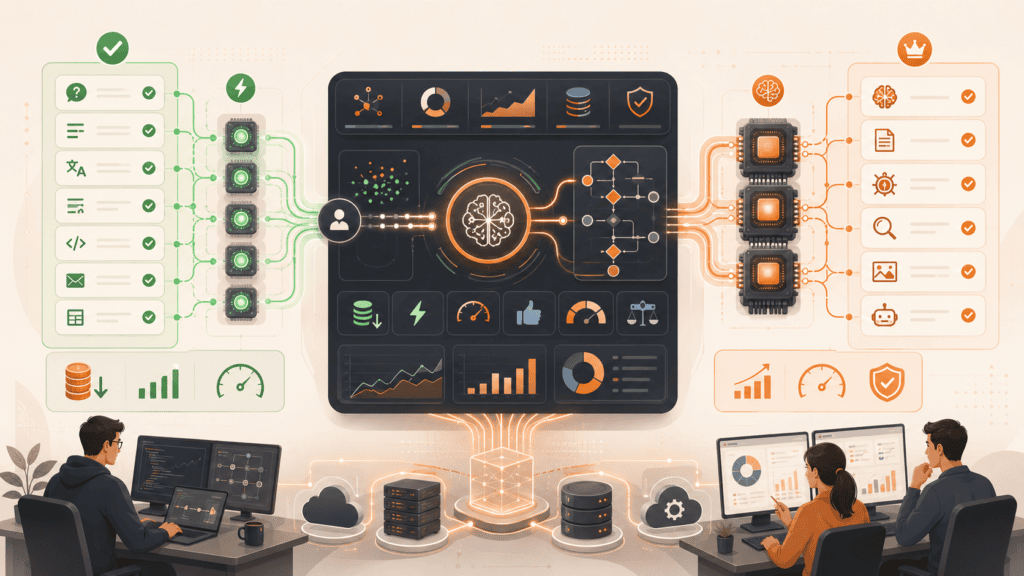 how to route simple queries to cheaper ai models