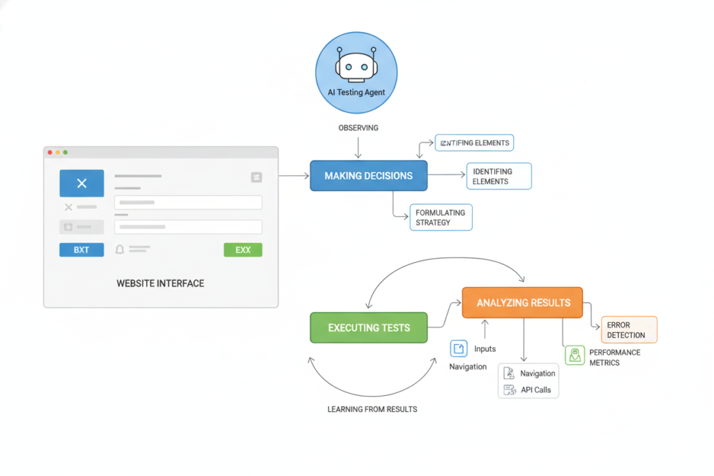 how to use ai for autonomous website testing agent