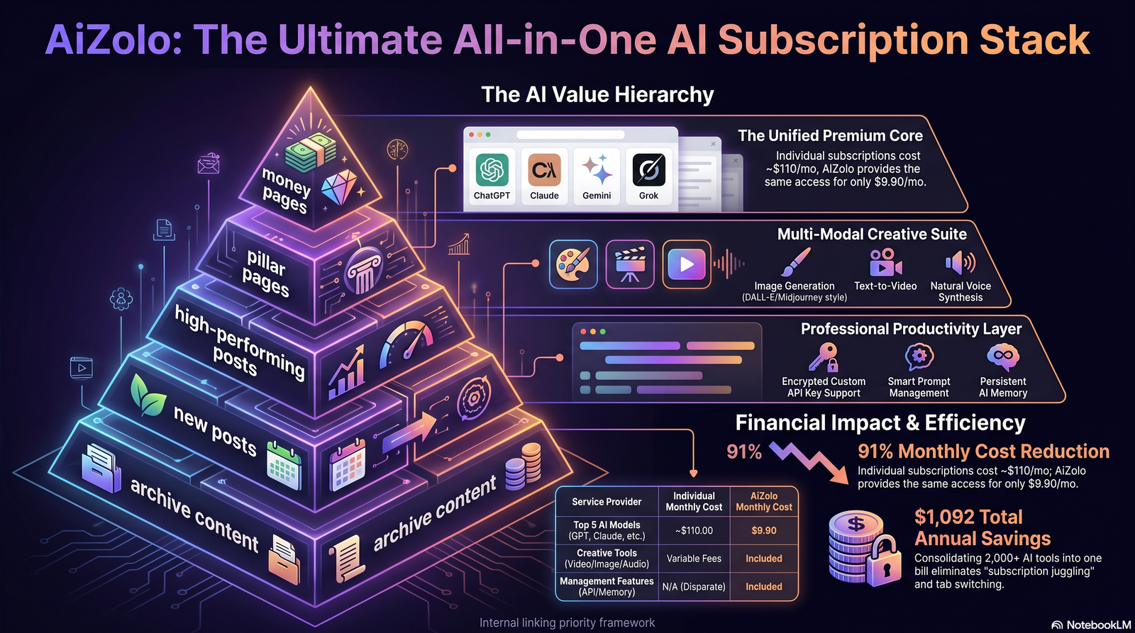 internal linking prioritization pyramid