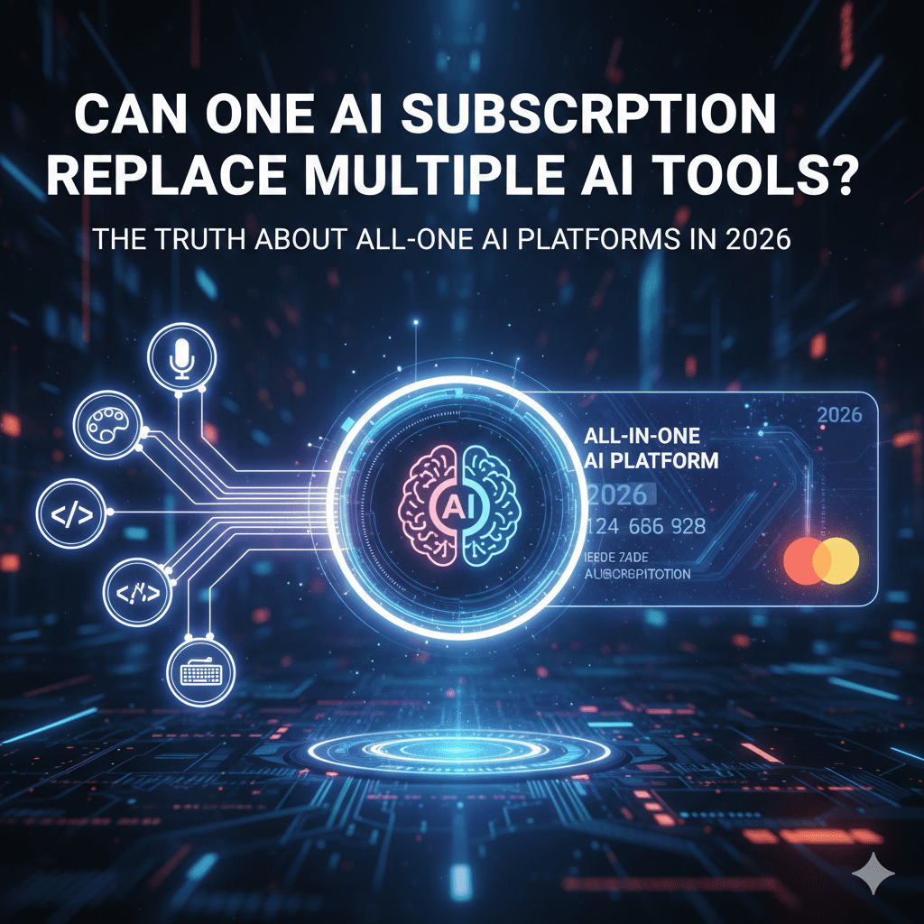one AI subscription vs multiple AI tools