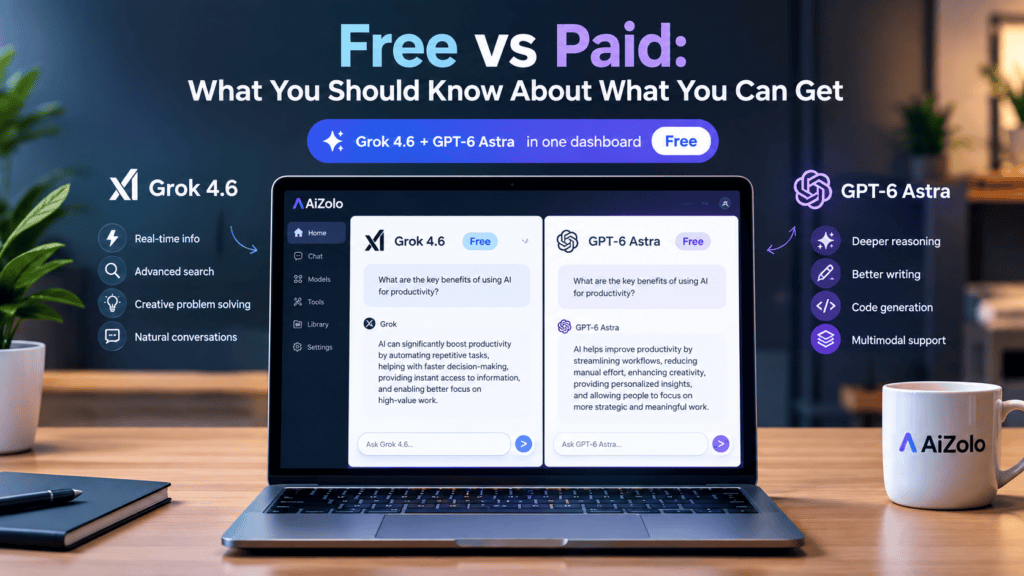 use Grok 4.6 and GPT-6 Astra in one dashboard free