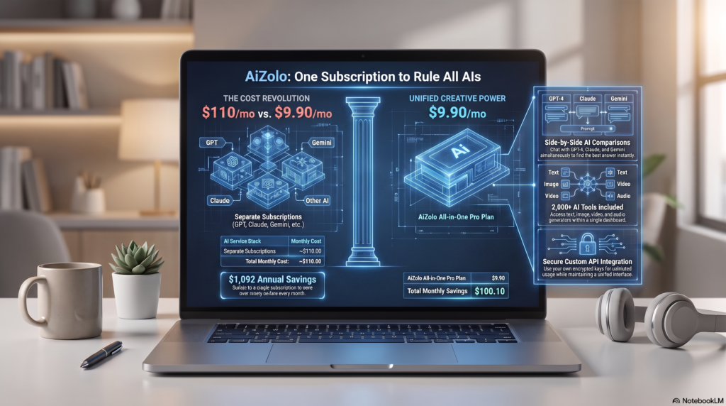 AI blueprint generator interface on laptop screen
