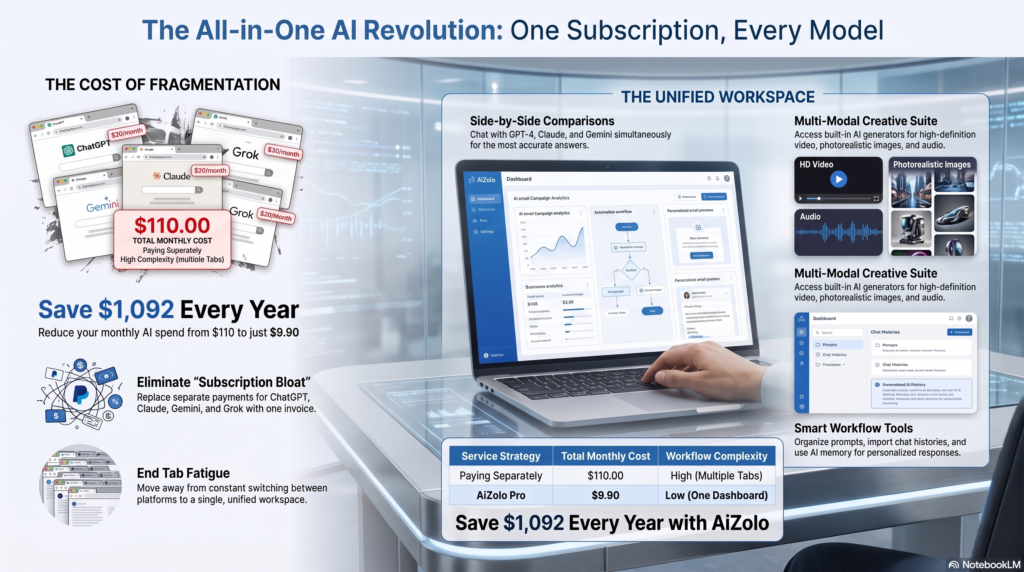 AI-powered email marketing dashboard managing automated campaigns.