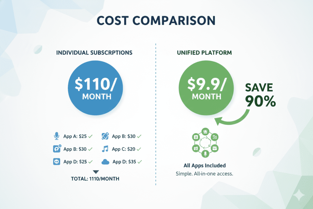 free all-in-one AI tools website