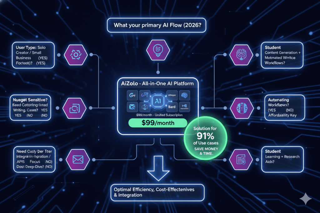 advantages of Aizolo over separate AI tools