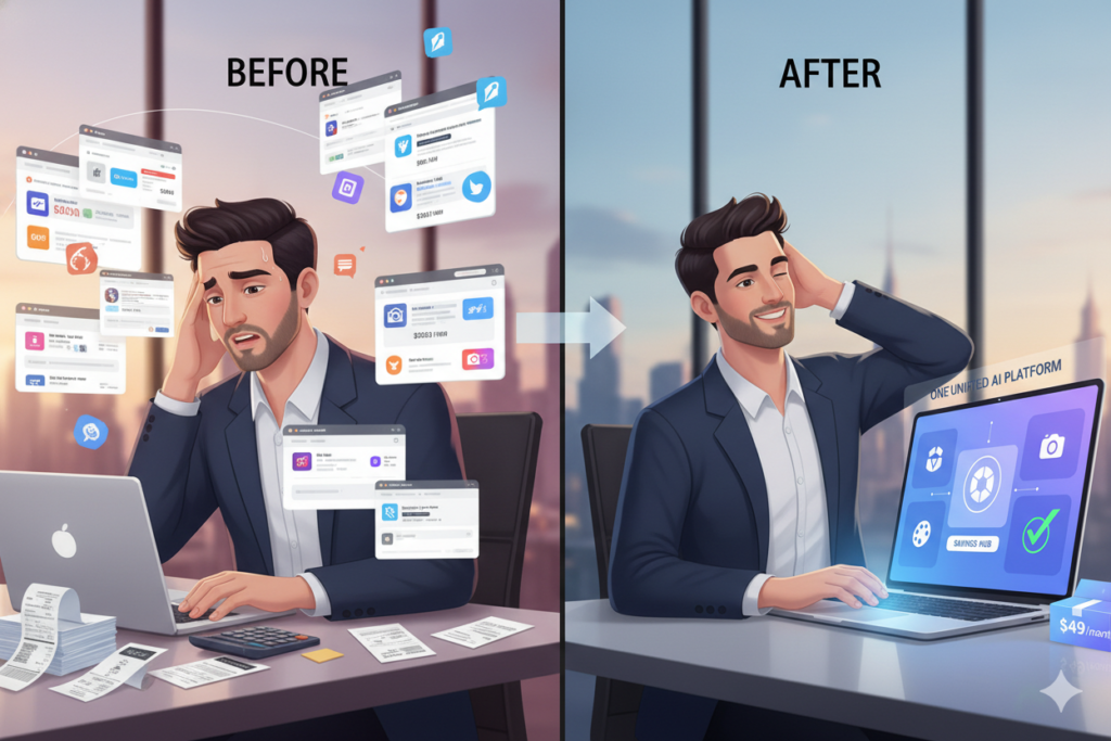 affordable all-in-one AI tools subscription