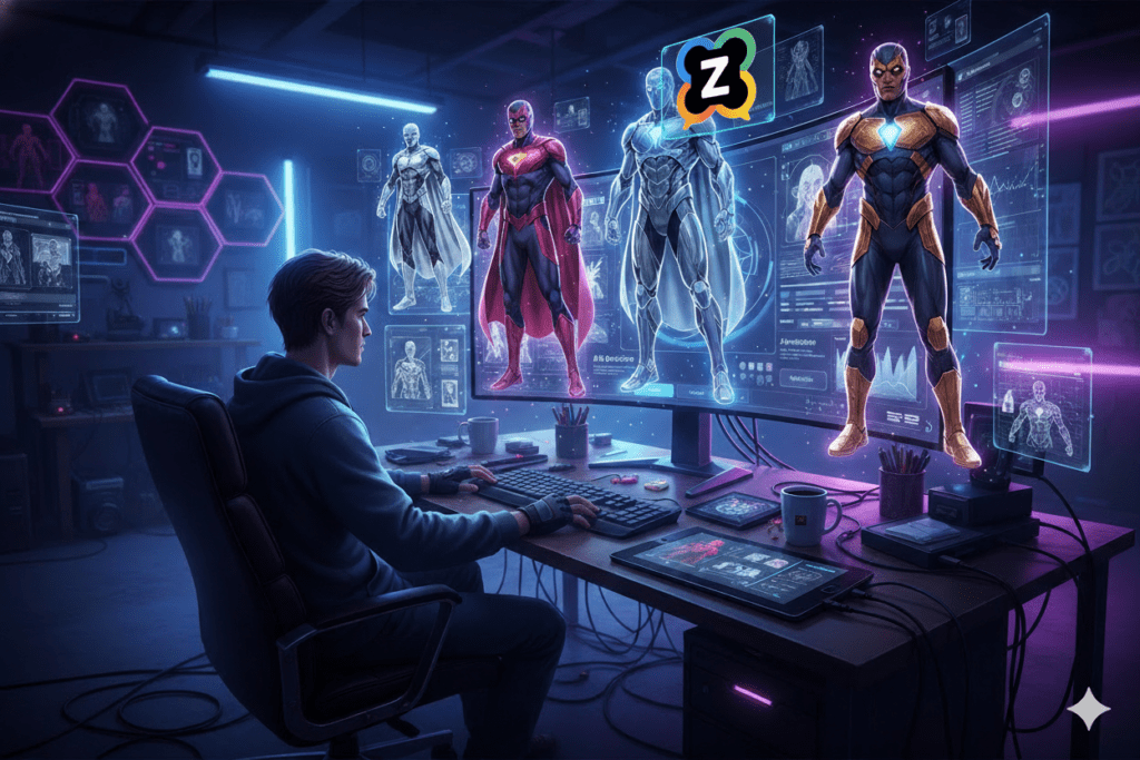 ai superhero generator