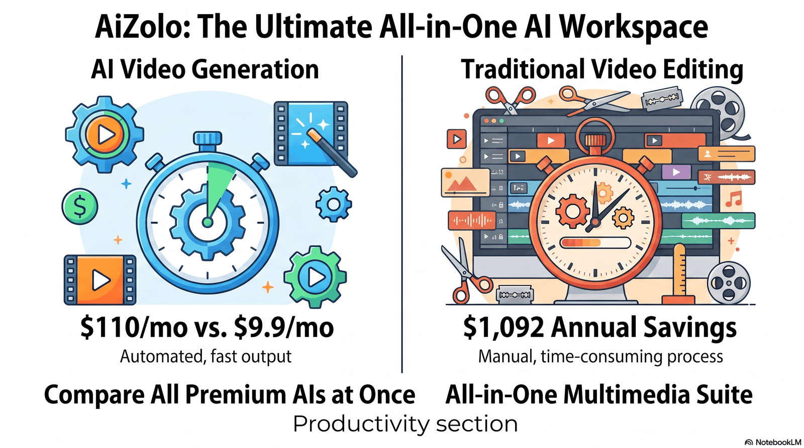 ai video generator vs traditional editing comparison