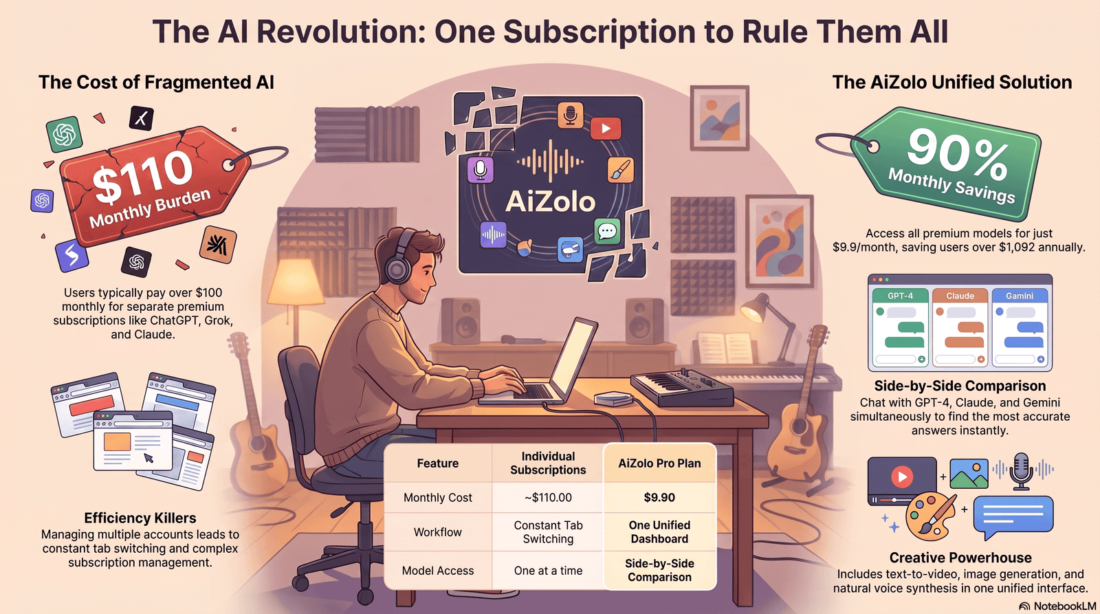 album cover generator ai musician workflow illustration