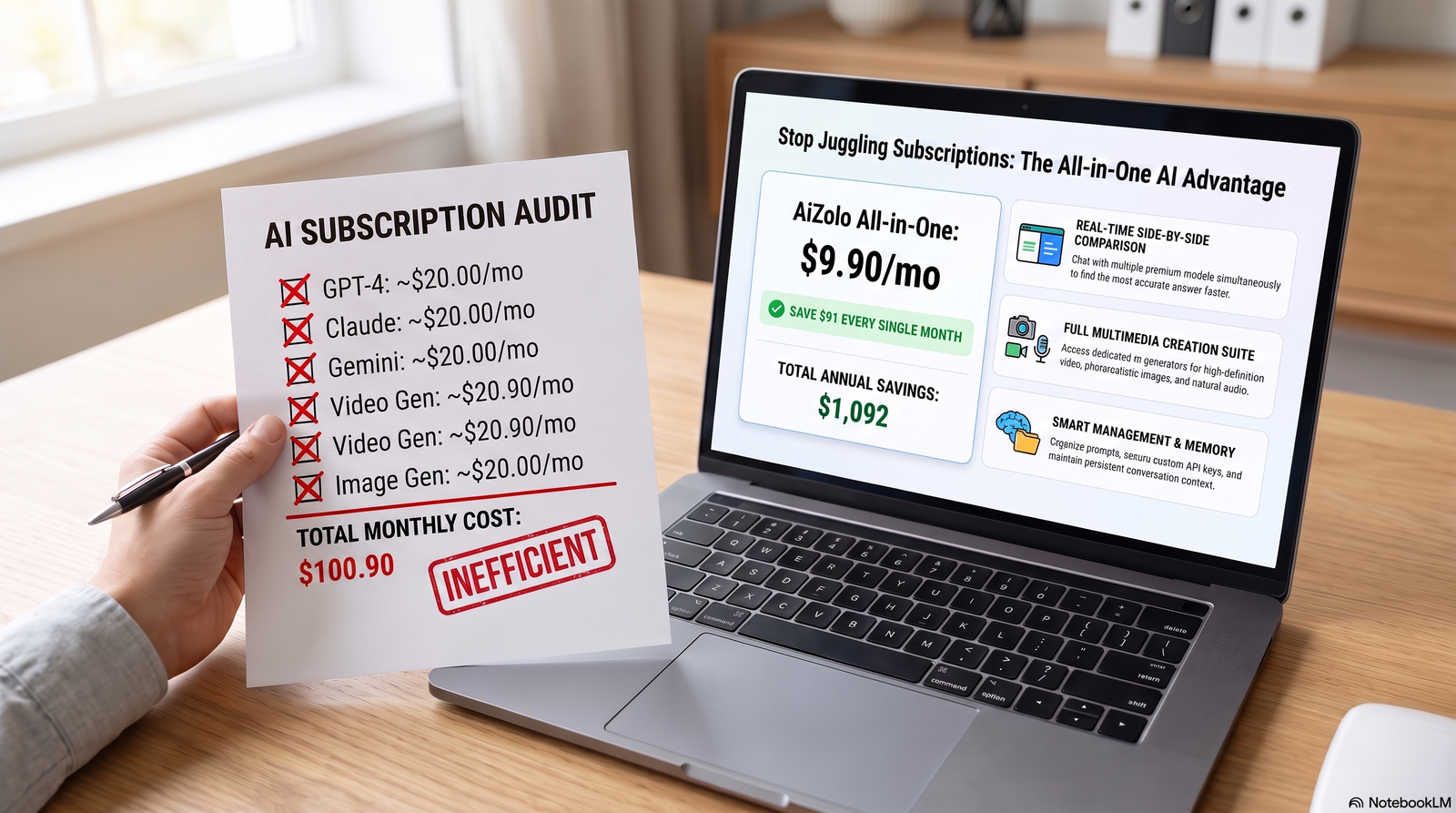AI Tools for Daily Business Tasks: The Complete 2026 Buyer's Guide 22 business owner reviewing checklist for AI office productivity tools