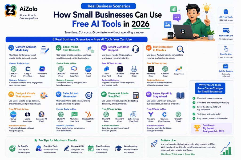 how to use AI tools in my small business