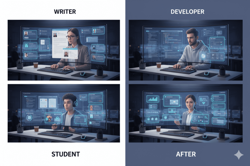no-code AI workspace builder