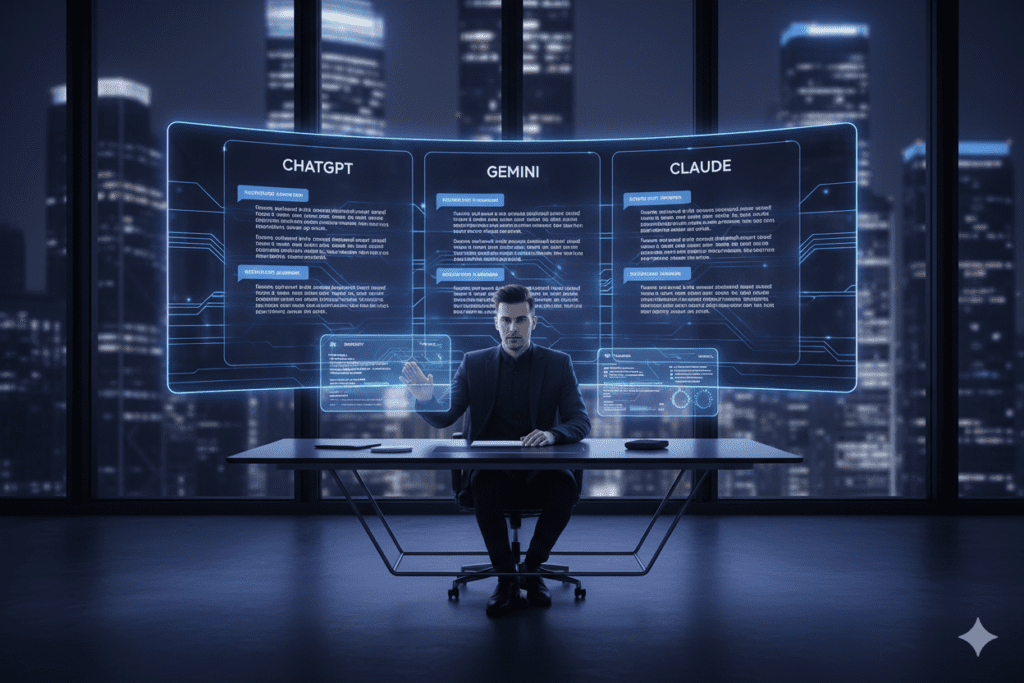 one interface for ChatGPT Gemini and Claude