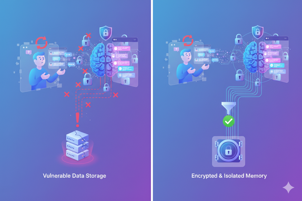 secure personalized AI chat system