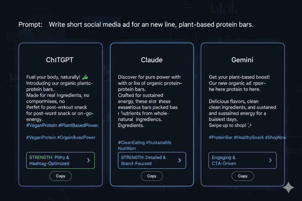 single dashboard for ChatGPT Gemini and Claude
