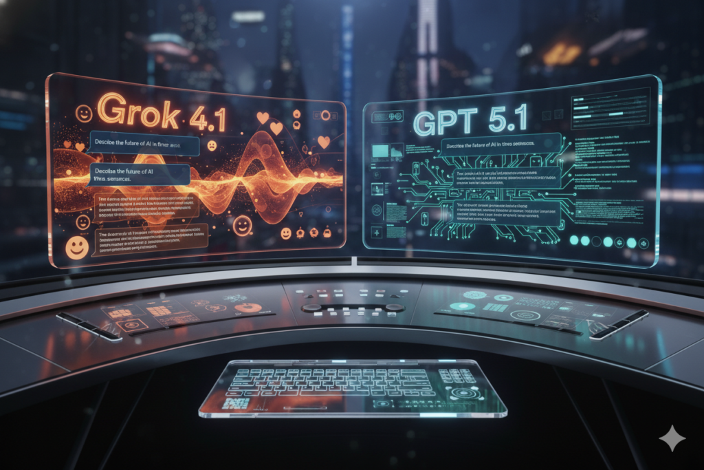 GPT‑5.1 vs Grok 4.1 EQ‑Bench results