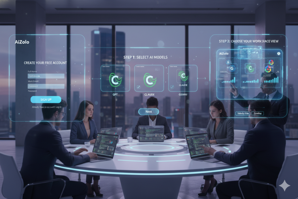 Multi-model AI workspace