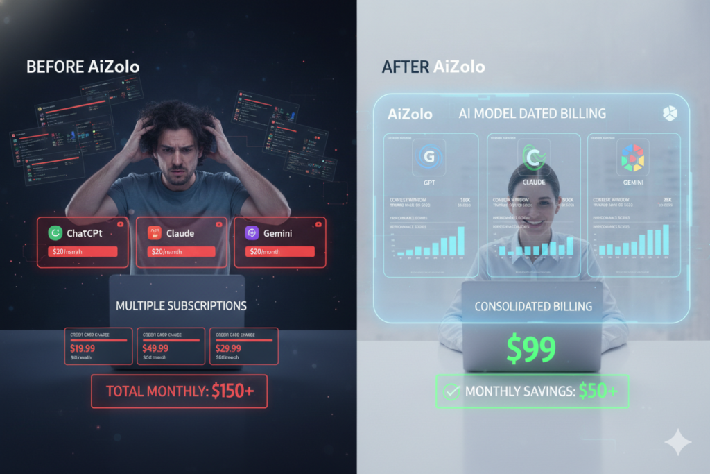 Unified AI chatbot interface