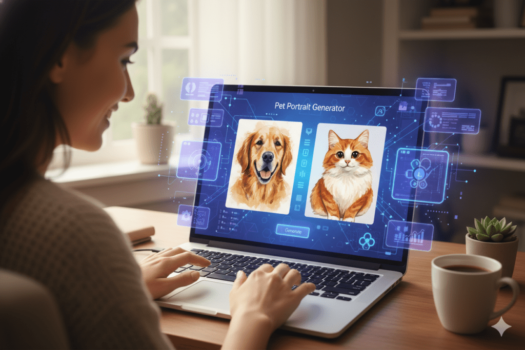 ai dog portrait generator free