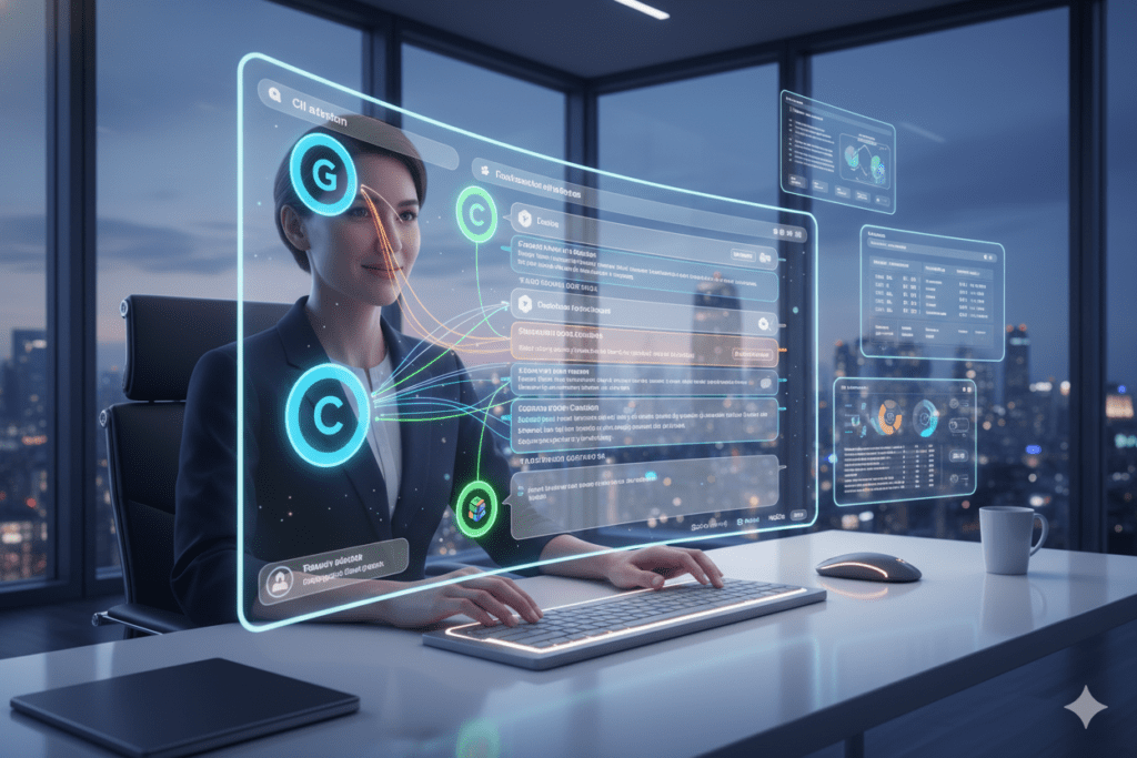 switch between ai models automatically in conversation