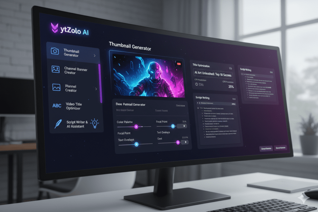 AI YouTube banner generator