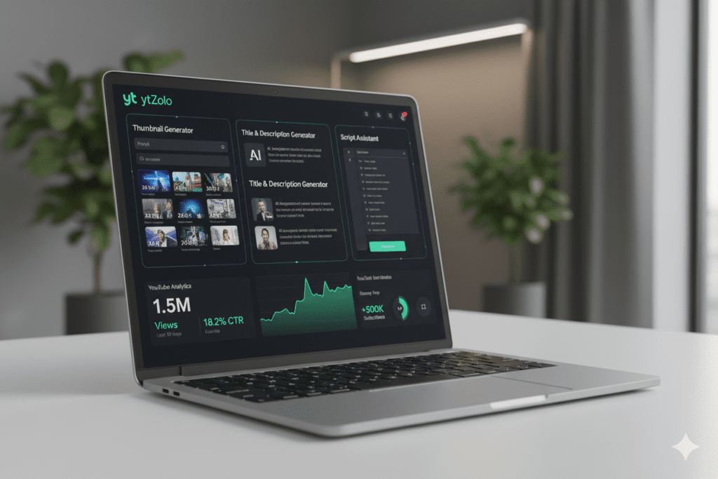 AI YouTube thumbnail generator