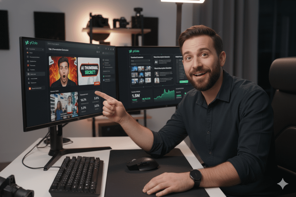 AI YouTube thumbnail generator