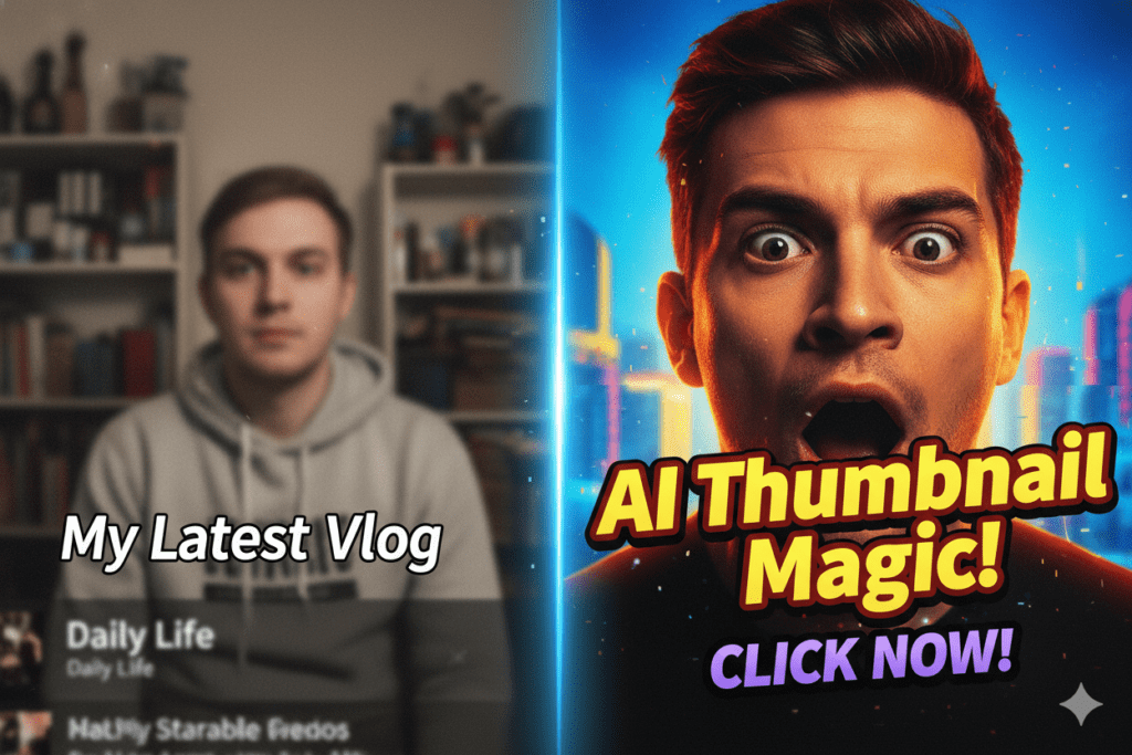 AI YouTube thumbnail generator