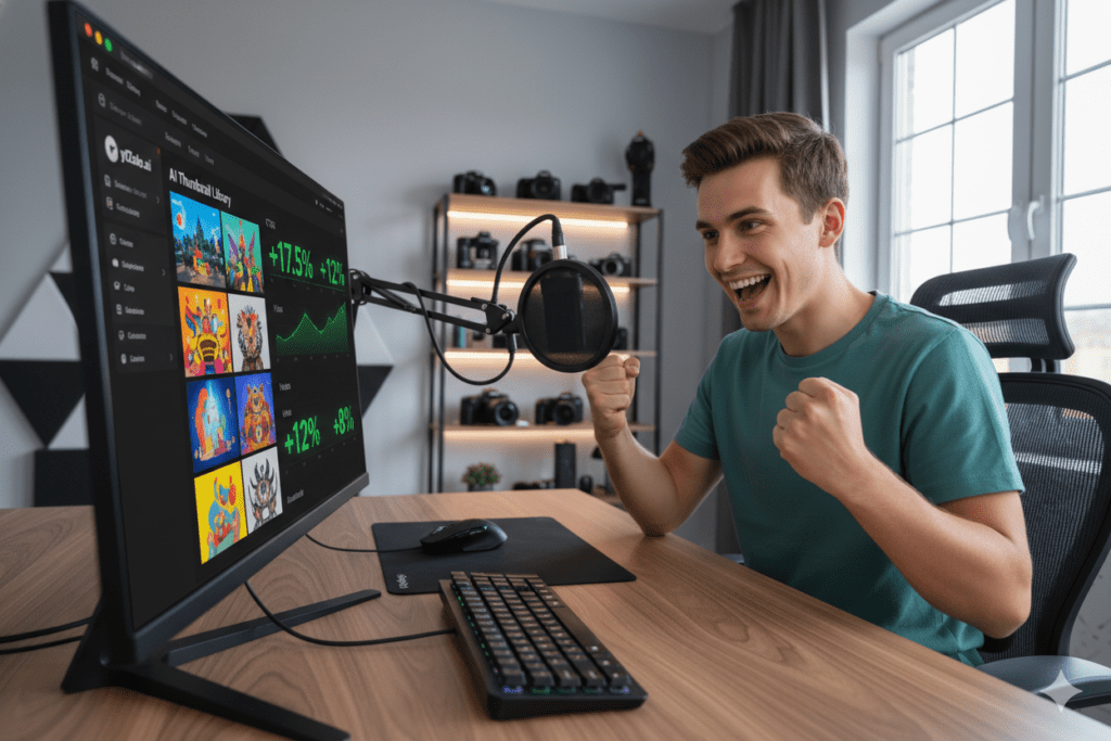 AI YouTube thumbnail generator